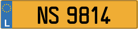 Truck License Plate